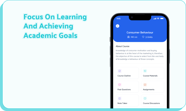 Focus on learning