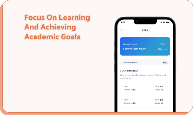 Focus on learning